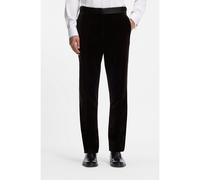 BOSS Pantalones de esmoquin slim fit en terciopelo de algodón - StyleH-Genius-Tux-244, 50527948 Marrón oscuro 48