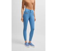 BOSS Pantalones de montar para equitación con agarre completo en tejido multielástico - StyleHAILEY FULL HIGH BREECHES, B5W1303 Azul XL