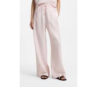 BOSS Pantalones de pernera ancha con cintura elástica - StyleTavati2_TI, 50562213 Rosa claro 40