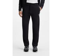 BOSS Pantalones de punto de algodón con cordón en la cintura - StyleHadim 1_IN, 50569058 Azul oscuro M