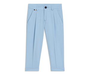 BOSS Pantalones de traje en tejido elástico para niños - StyleJ51981/88706A, J51981 Celeste 102