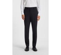 BOSS Pantalones de traje regular fit en mezcla de lana - StyleH-Leon-MM-C-NF, 50555278 Azul oscuro 52