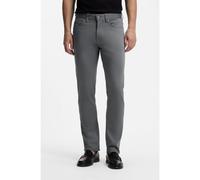 BOSS Pantalones Delaware slim fit en sarga antidecoloración - StyleP-Delaware5, 50553954 Gris oscuro 42/34