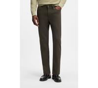 BOSS Pantalones Delaware slim fit en sarga antidecoloración - StyleP-Delaware5, 50553954 Verde oscuro 36/34