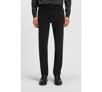 BOSS Pantalones Delaware slim fit en tejido de gabardina de algodón elástico - StyleH-Delaware5, 50543883 Negro 35/32