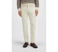 BOSS Pantalones Delaware slim fit en tejido de gabardina de algodón elástico - StyleH-Delaware5, 50543883 Blanco 30/32