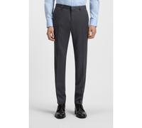 BOSS Pantalones extra slim fit de sarga de lana virgen - StyleH-Wenten-B1, 50469184 Gris oscuro 46C