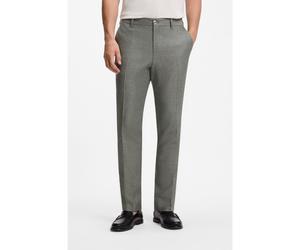 BOSS Pantalones formales de tejido elástico con microestampado - StyleC-Genius-252, 50540717 Verde 44