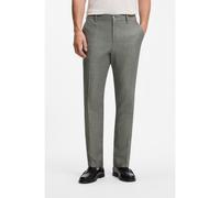 BOSS Pantalones formales de tejido elástico con microestampado - StyleC-Genius-252, 50540717 Verde 98