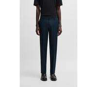 BOSS Pantalones formales de tejido elástico repelente al agua - StyleP-Genius-CW-WGPK252F, 50539484 Azul oscuro 48