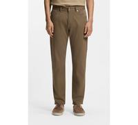 BOSS Pantalones Maine regular fit de sarga de algodón elástico - StyleH-Re.Maine5, 50558952 Marrón claro 36/30