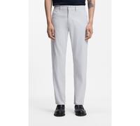 BOSS Pantalones Maine regular fit en tejido dobby de algodón elástico - StyleH-Re.Maine5, 50553815 Gris claro 36/32