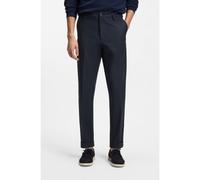 BOSS Pantalones modern fit en sarga de algodón de planchado fácil - StyleC-Kane1-BL-FTU, 50553829 Azul oscuro 40/34