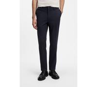 BOSS Pantalones modern fit en sarga de algodón elástica - StyleH-Kane1, 50555161 Azul oscuro 31/32
