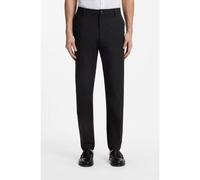 BOSS Pantalones modern fit en sarga de algodón - StyleP-Kane1-Zip, 50561166 Negro 33/34