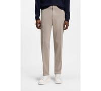 BOSS Pantalones modern fit en tejido de gabardina de algodón elástico - StyleH-Kane1, 50543304 Beige 32/32