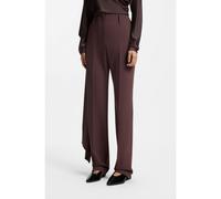 BOSS Pantalones pitillo de tiro alto en mezcla de lana virgen - StyleTANJANA1_FS_C, 50562617 Marrón oscuro 44