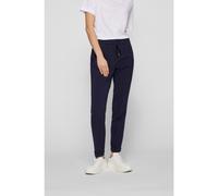 BOSS Pantalones regular fit con cordón en crepé japonés resistente a las arrugas - StyleTariyana9, 50427841 Azul oscuro 36