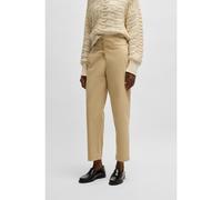 BOSS Pantalones regular fit en algodón elástico cepillado - StyleTakane2-W, 50537557 Beige 46
