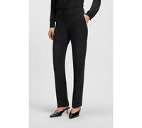 BOSS Pantalones regular fit en lana virgen hecha en Italia - StyleTameah, 50490045 Negro 34