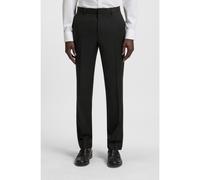 BOSS Pantalones regular fit en sarga de lana virgen - StyleH-Lenon-B1, 50469183 Negro 60