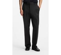 BOSS Pantalones relaxed fit de algodón elástico - StyleC-Pat-DPL-263, 50567576 Negro 50