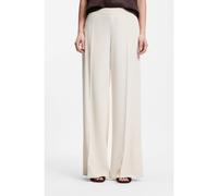 BOSS Pantalones relaxed fit de pernera ancha en sarga ligera - StyleTajila, 50558403 Blanco 40