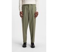 BOSS Pantalones relaxed fit de tejido elástico lavable a máquina - StyleP-Phil-PL-CW-WG-253, 50546294 Oliva 46
