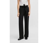 BOSS Pantalones relaxed fit en crepé japonés resistente a las arrugas - StyleTapiana, 50479405 Negro 38