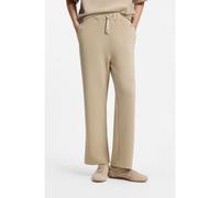 BOSS Pantalones relaxed fit en punto scuba de doble capa - StyleElabse, 50567071 Beige M
