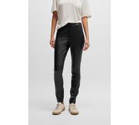 BOSS Pantalones skinny fit de talle alto con cremallera lateral - StyleC_Taslimah, 50503271 Negro 40