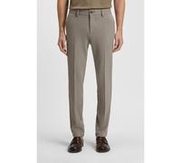 BOSS Pantalones slim fit con diseño de espiga cepillado - StyleH-Kaiton1, 50549452 Marrón claro 36/32