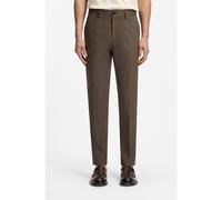 BOSS Pantalones slim fit de algodón, seda y elástico - StyleL-Kaiton1L-253, 50545652 Marrón 44