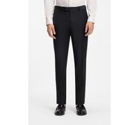 BOSS Pantalones slim fit de lana elástica con microestampado - StyleH-George-263, 50567486 Azul oscuro 106