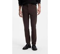 BOSS Pantalones slim fit de raso elástico sobreteñido - StyleChino_slim, 50510933 Marrón oscuro 31/32