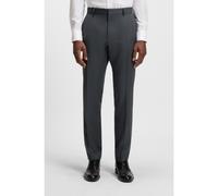 BOSS Pantalones slim fit de sarga de lana virgen - StyleH-Genius-B1, 50469174 Gris oscuro 48C