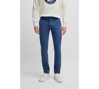 BOSS Pantalones slim fit de satén de algodón elástico - StyleChino_slim, 50510933 Azul 31/32