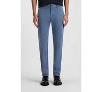 BOSS Pantalones slim fit de satén de algodón elástico - StyleChino_slim, 50510933 Azul 33/34