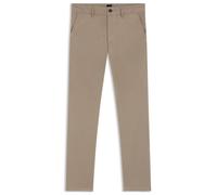 BOSS Pantalones slim fit de satén de algodón elástico - StyleChino_slim, 50510933 Beige 31/34
