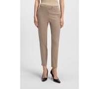 BOSS Pantalones slim fit de tejido elástico punto Milano - StyleTapria-Crop, 50541994 Beige 34