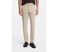 BOSS Pantalones slim fit en tejido de gabardina de algodón elástico - StyleH-Kaiton1, 50543312 Beige claro 36/32