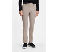 BOSS Pantalones slim fit en tejido de gabardina de algodón elástico - StyleH-Kaiton1, 50543312 Beige claro 40/32