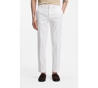 BOSS Pantalones slim fit en tejido de gabardina de algodón elástico - StyleH-Kaiton1, 50543312 Blanco 42/34