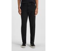 BOSS Pantalones slim fit en tejido de gabardina de algodón elástico - StyleH-Kaiton1, 50543312 Negro 38/34