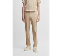 BOSS Pantalones slim fit en tejido de membrana elástica ideal para viajar - StyleP-Genius-WG-PK-251F, 50538652 Beige claro 50