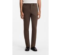 BOSS Pantalones slim fit en tejido multielástico - StyleP-Kaiton1-Zip, 50543945 Marrón oscuro 38/32