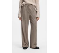 BOSS Pantalones straight-fit de franela con cintura con cordón - StyleTavati2_TI, 50568055 Marrón 36