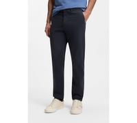 BOSS Pantalones tapered fit de raso de algodón elástico - StyleChino_tapered, 50510917 Azul oscuro 33/30