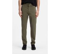 BOSS Pantalones tapered fit de raso de algodón elástico - StyleChino_tapered, 50510917 Caqui 33/32