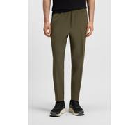 BOSS Pantalones tapered fit de tejido elástico repelente al agua - StyleT_Flex, 50534313 Oliva 52
